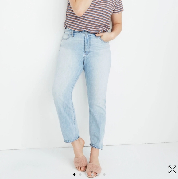 Madewell The Perfect Vintage Jean in Fitzgerald Wash Plus Size 35 Size 20 - Picture 2 of 16